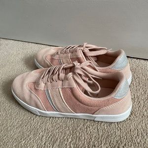 Pink sneakers